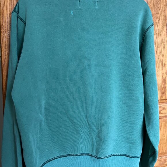 90's Vintage POLO RALPH LAUREN Green Indian Springs sweatshirt - Size Large - Picture 12 of 16